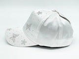 "SMALL BUTTERFLY" BLING STONE BASEBALL CAP WHOLESALE BY DOZEN(12PCS)