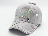 "LOVE" BLING STONE BASEBALL CAP WHOLESALE BY DOZEN(12PCS)