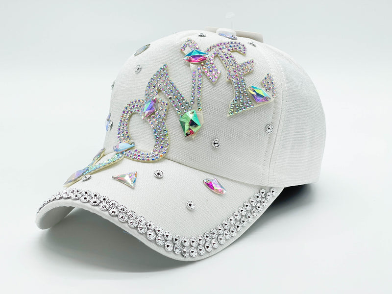 "LOVE" BLING STONE BASEBALL CAP WHOLESALE BY DOZEN(12PCS)