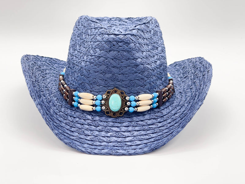 "TURQUOISE BEAD" COWBOY HAT WHOLESALE