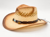 "SMALL TURQUOISE DOUBLE BEAD" COWBOY HAT WHOLESALE