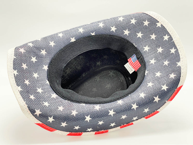 "US FLAG" COWBOY HAT WHOLESALE