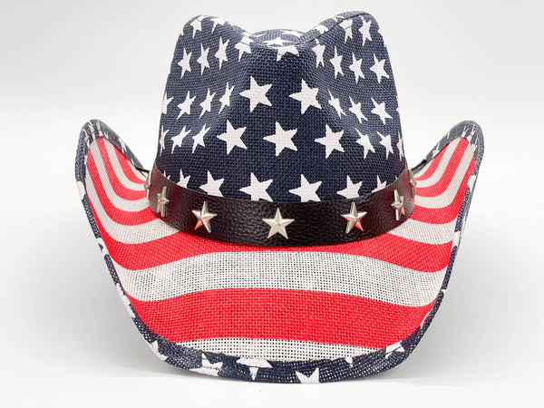 "FLAG STAR" COWBOY HAT WHOLESALE