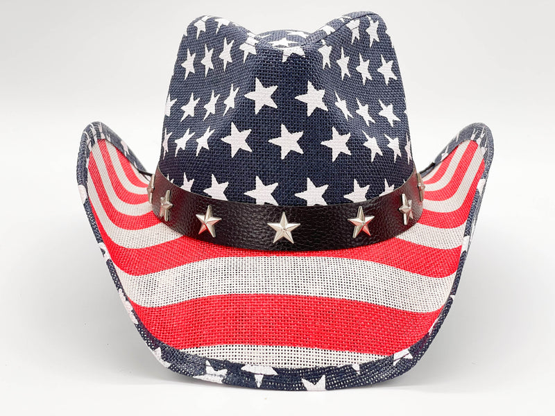 "FLAG STAR" COWBOY HAT WHOLESALE