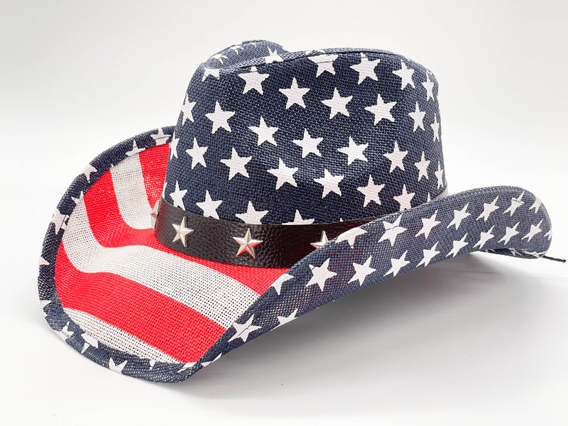 "FLAG STAR" COWBOY HAT WHOLESALE