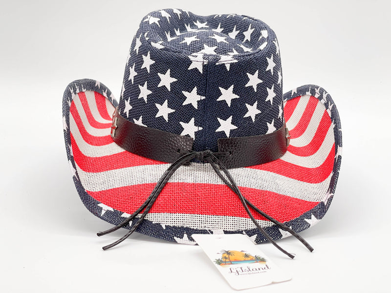 "FLAG STAR" COWBOY HAT WHOLESALE