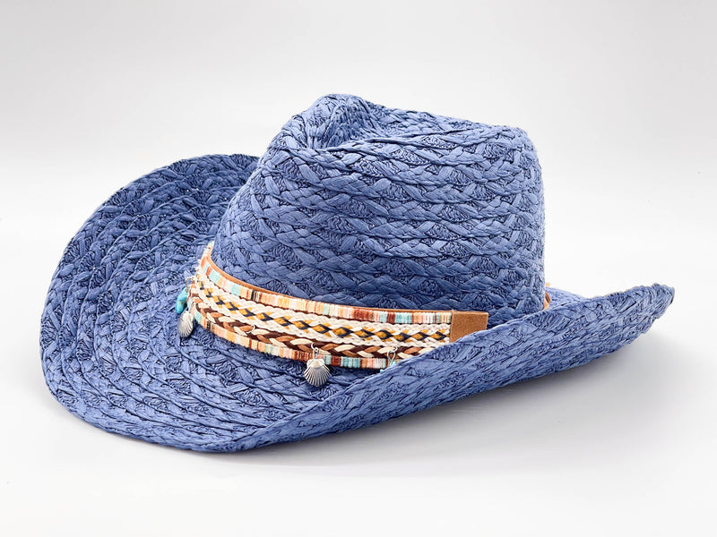 "STAR AND SEASHELL BAND" COWBOY HAT WHOLESALE