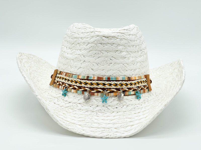 "STAR AND SEASHELL BAND" COWBOY HAT WHOLESALE