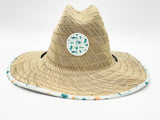 "USA SEA LIFE" BEACH STRAW HAT WHOLESALE