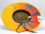 "FLORIDA SUNSET PALM TREE" BEACH STRAW HAT WHOLESALE