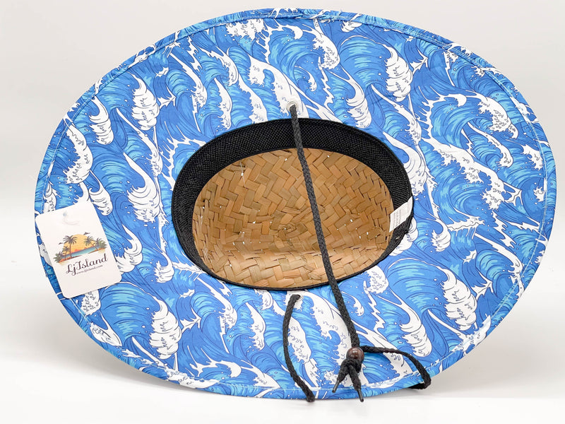 "USA OCEAN WAVE" BEACH STRAW HAT WHOLESALE