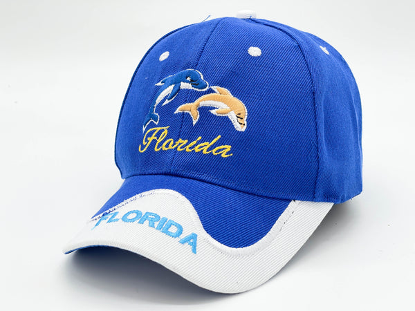 "FLORIDA DOLPHIN" BASEBALL CAP WHOLESALE BY DOZEN(12PCS)