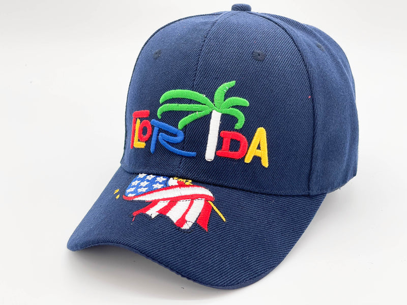 "FLORIDA TREE" BASEBALL CAP WHOLESALE BY DOZEN(12PCS)