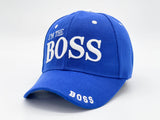 "I M THE BOSS" BASEBALL CAP WHOLESALE BY DOZEN(12PCS)