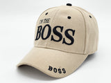 "I M THE BOSS" BASEBALL CAP WHOLESALE BY DOZEN(12PCS)