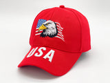 "USA EAGLE" BASEBALL CAP WHOLESALE BY DOZEN(12PCS)