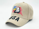 "USA EAGLE" BASEBALL CAP WHOLESALE BY DOZEN(12PCS)