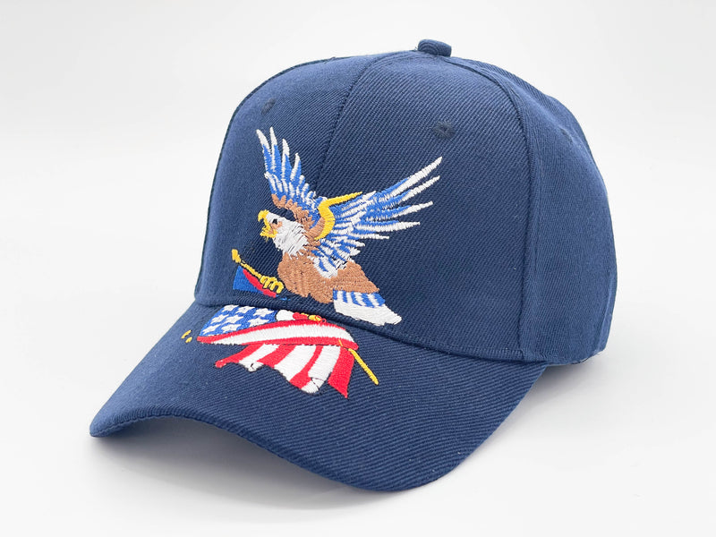 "EAGLE" BASEBALL CAP WHOLESALE BY DOZEN(12PCS)