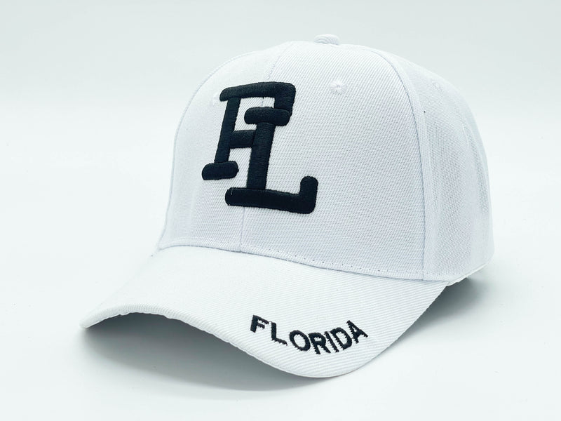 "FL FLORIDA" BASEBALL CAP WHOLESALE BY DOZEN(12PCS)