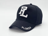 "FL FLORIDA" BASEBALL CAP WHOLESALE BY DOZEN(12PCS)