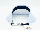 "SUN BLOCKER" WIDE BRIM VISORS WHOLESALE BY DOZEN(12PCS)