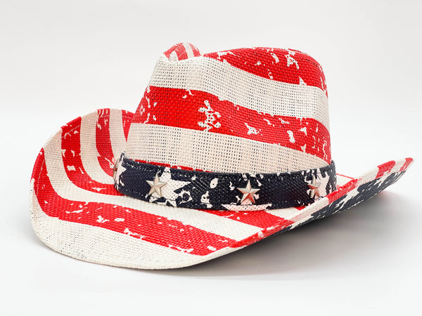 "USA STAR" COWBOY HAT WHOLESALE