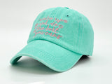 "BEST YOU CAN"DISTRESSED BASEBALL CAP WHOLESALE BY DOZEN(12PCS)