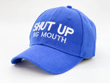 "SHUT UP BIG MOUTH"BASEBALL CAP WHOLESALE BY DOZEN(12PCS)