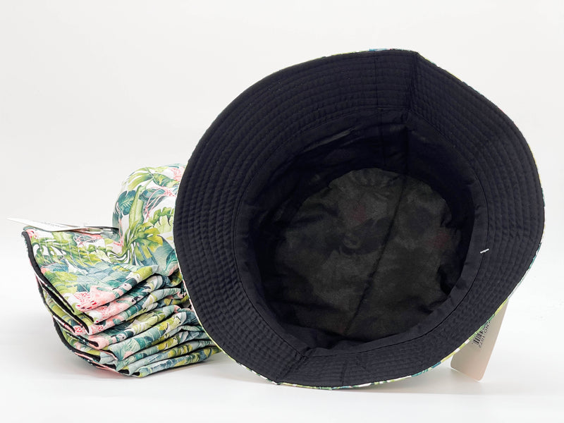 "FLAMINGO GREEN" WHOLESALE BUCKET HAT BY DOZEN(12PCS)