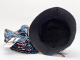 "FLAMINGO BLACK" WHOLESALE BUCKET HAT BY DOZEN(12PCS)