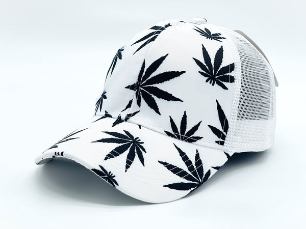 "THE LEAF" VENTED TROPICAL BASEBALL CAP WHOLESALE BY DOZEN(12PCS)