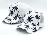 "THE LEAF" VENTED TROPICAL BASEBALL CAP WHOLESALE BY DOZEN(12PCS)