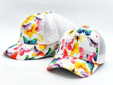 "BUTTERFLY" VENTED TROPICAL BASEBALL CAP WHOLESALE BY DOZEN(12PCS)