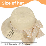 "Polka dot" women's sun hat wholesale