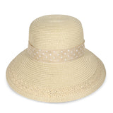 "Polka dot" women's sun hat wholesale