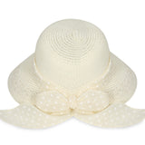 "Polka dot" women's sun hat wholesale