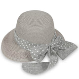 "Polka dot" women's sun hat wholesale