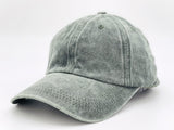 "Blank" DISTRESSED BASEBALL CAP WHOLESALE BY DOZEN(12PCS)