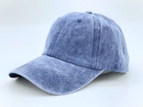 "Blank" DISTRESSED BASEBALL CAP WHOLESALE BY DOZEN(12PCS)