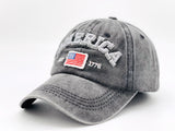 "America" DISTRESSED BASEBALL CAP WHOLESALE BY DOZEN(12PCS)