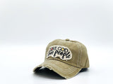 "Love God Love People" DISTRESSED BASEBALL CAP WHOLESALE BY DOZEN(12PCS)