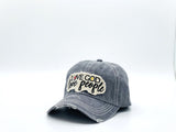 "Love God Love People" DISTRESSED BASEBALL CAP WHOLESALE BY DOZEN(12PCS)