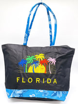 "Palm Trees" BEACH BAGS WHOLESALE BY DOZEN(12PCS)