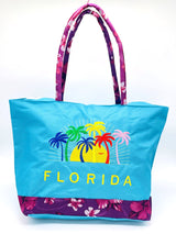 "Palm Trees" BEACH BAGS WHOLESALE BY DOZEN(12PCS)