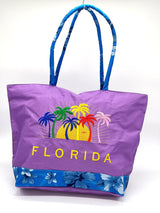 "Palm Trees" BEACH BAGS WHOLESALE BY DOZEN(12PCS)