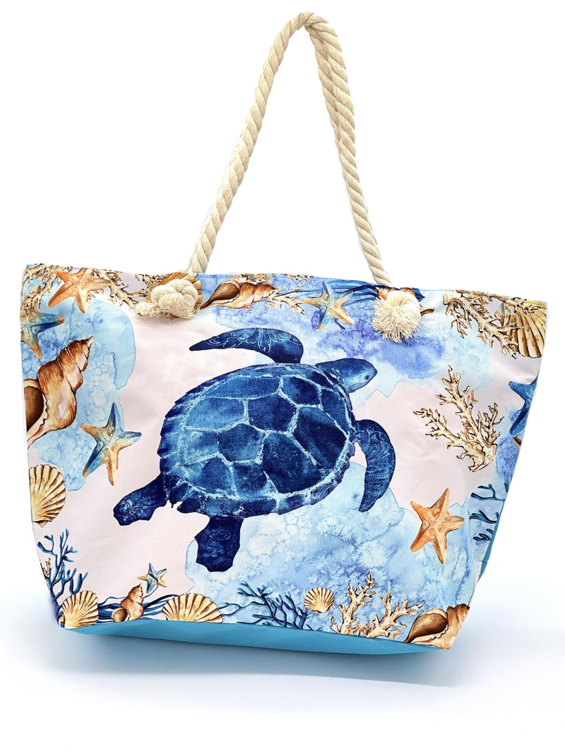 "The Sea" Vintage Beach Bags Wholesale by Dozen(12pcs)