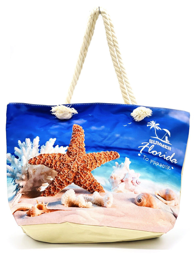 "Florida" BEACH BAGS WHOLESALE BY DOZEN(12PCS)