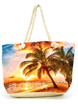 "Florida" BEACH BAGS WHOLESALE BY DOZEN(12PCS)