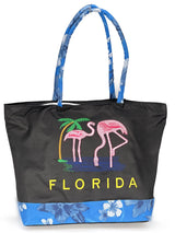 "florida Flamingo" BEACH BAGS WHOLESALE BY DOZEN(12PCS)