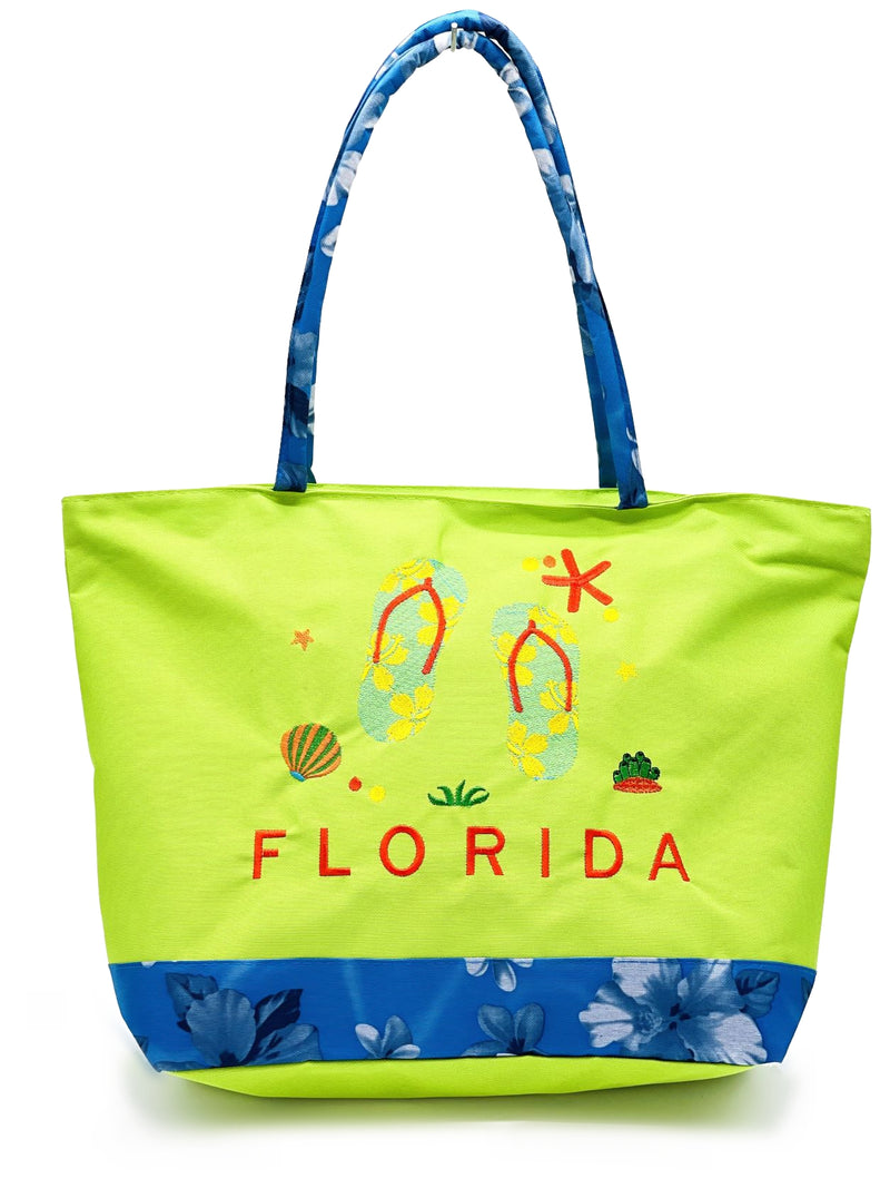 "Florida Flip flop" BEACH BAGS WHOLESALE BY DOZEN(12PCS)